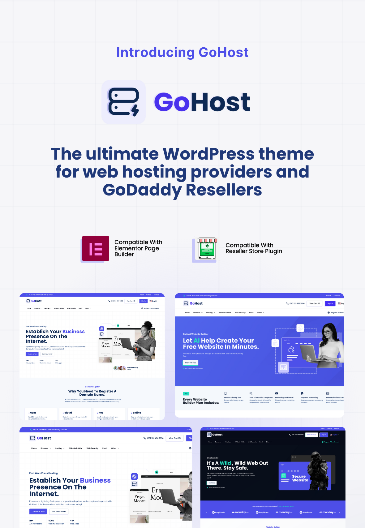 GoHost - Reseller Web Hosting WordPress Theme - 3